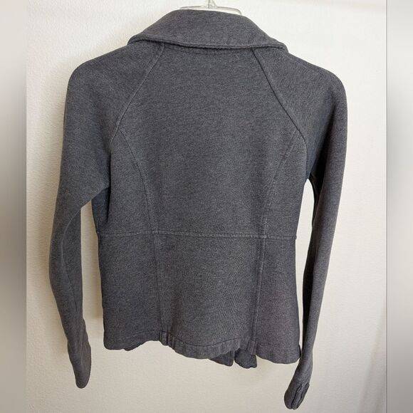 Gap gray sweatshirt short peacoat - Picture 5 of 8